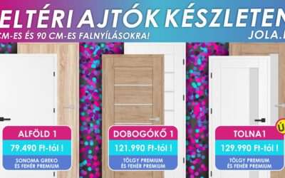 Rhino U-1 és U-3 beltéri ajtók – csornai munkánk